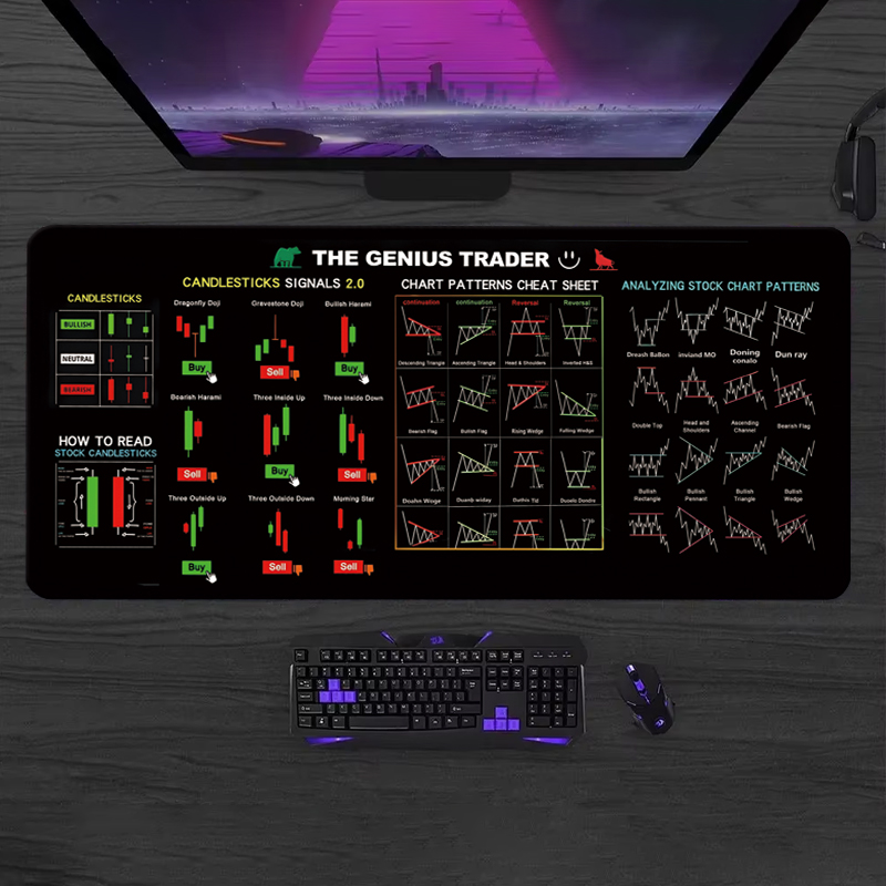 Gaming Keyboard And Mouse Pad - Podkładka pod mysz ze skóry EXCO