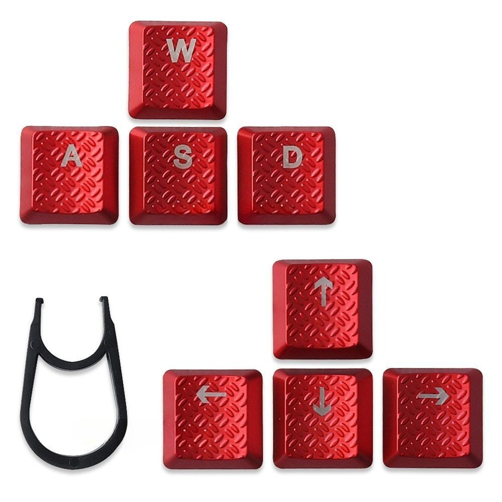 Gaming Keyboard Tkl - DIY Czerwone, półprzezroczyste nakładki na klawisze