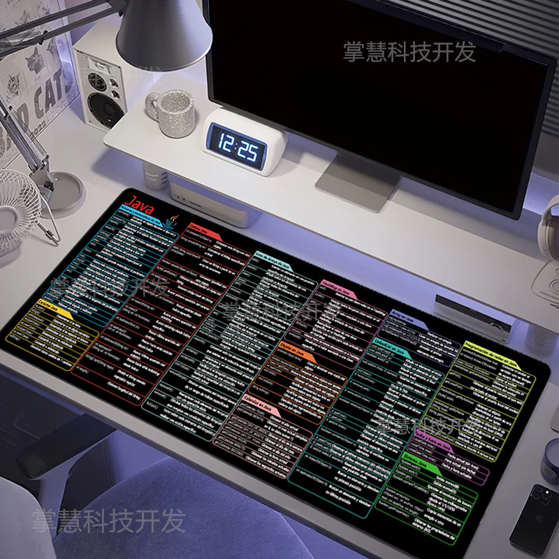 Gaming Keyboard And Mouse Pad - Hiszpańska podkładka pod mysz do programowania