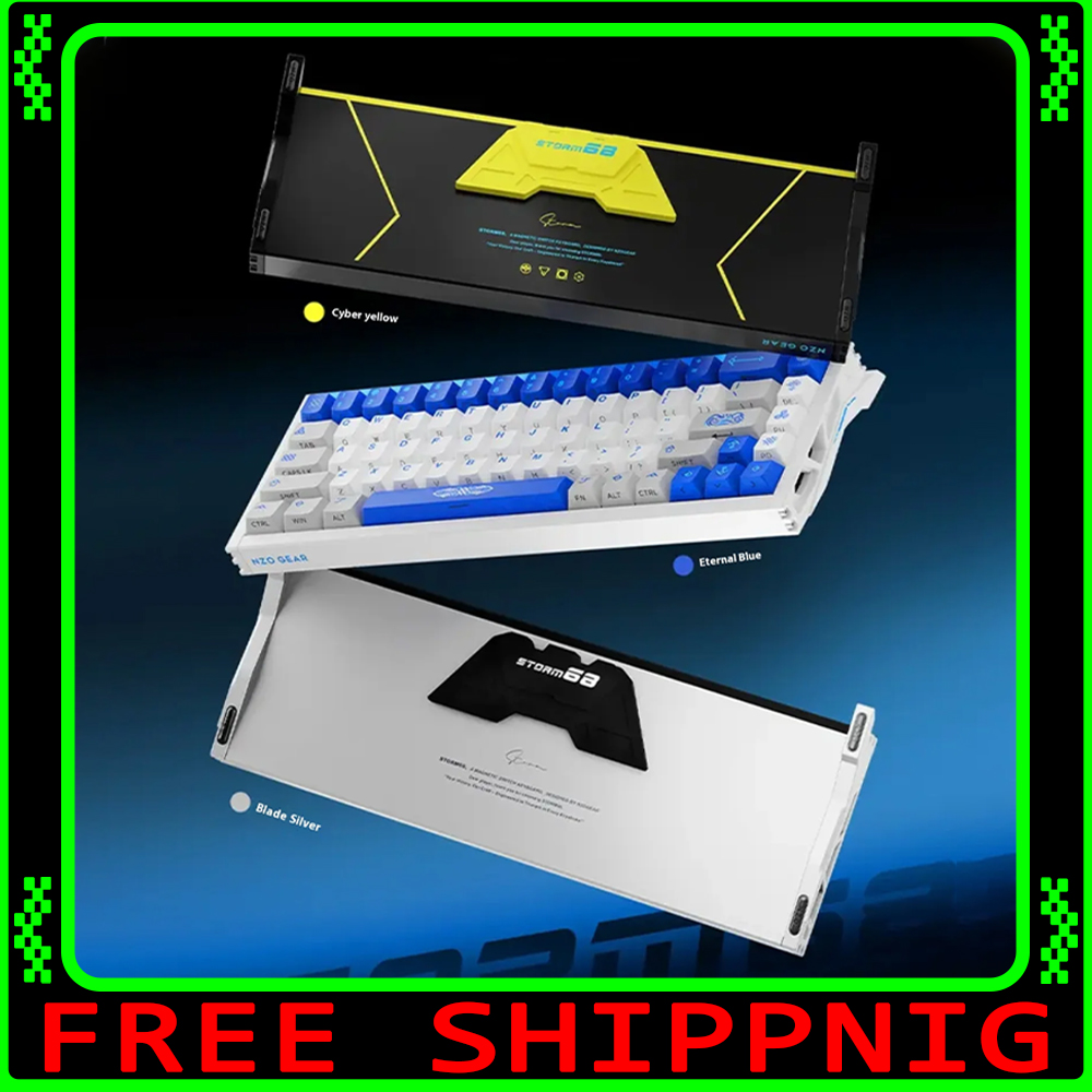 Gaming Keyboard Magnetic Switches - Klawiatura gamingowa NZO STORM68 z anodowanego