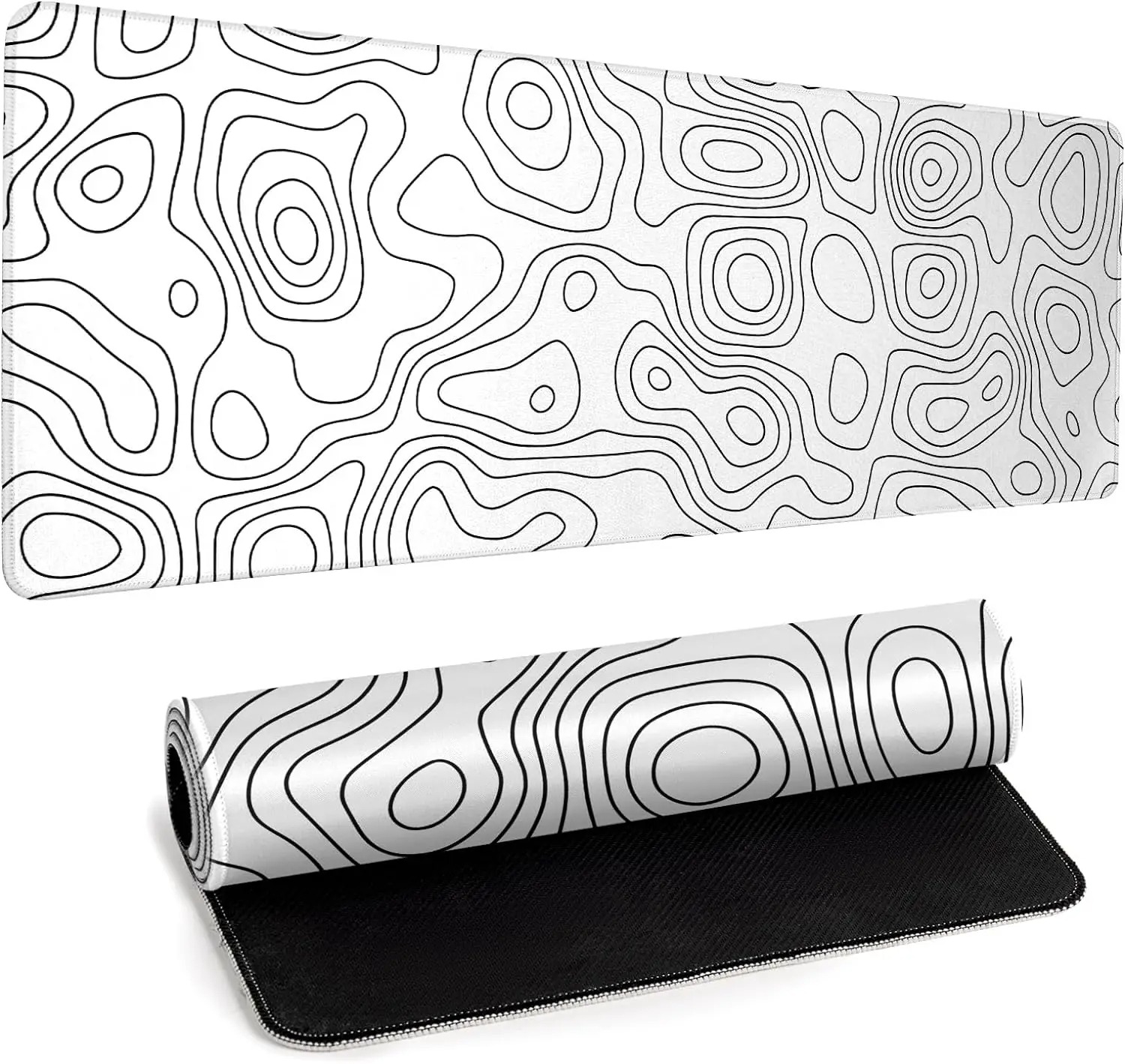 Gaming Keyboard High Ground - Biała gumowa podkładka pod mysz z