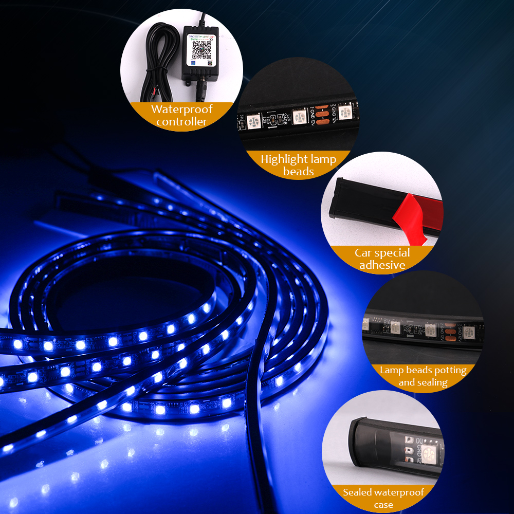 Neon LED RGB podświecące świat – Rgb Underglow Strip recenzja i cena