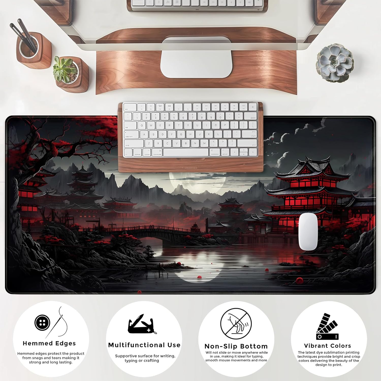 Japońska podkładka na biurko R – Gaming Keyboard And Mouse Pad recenzja i cena