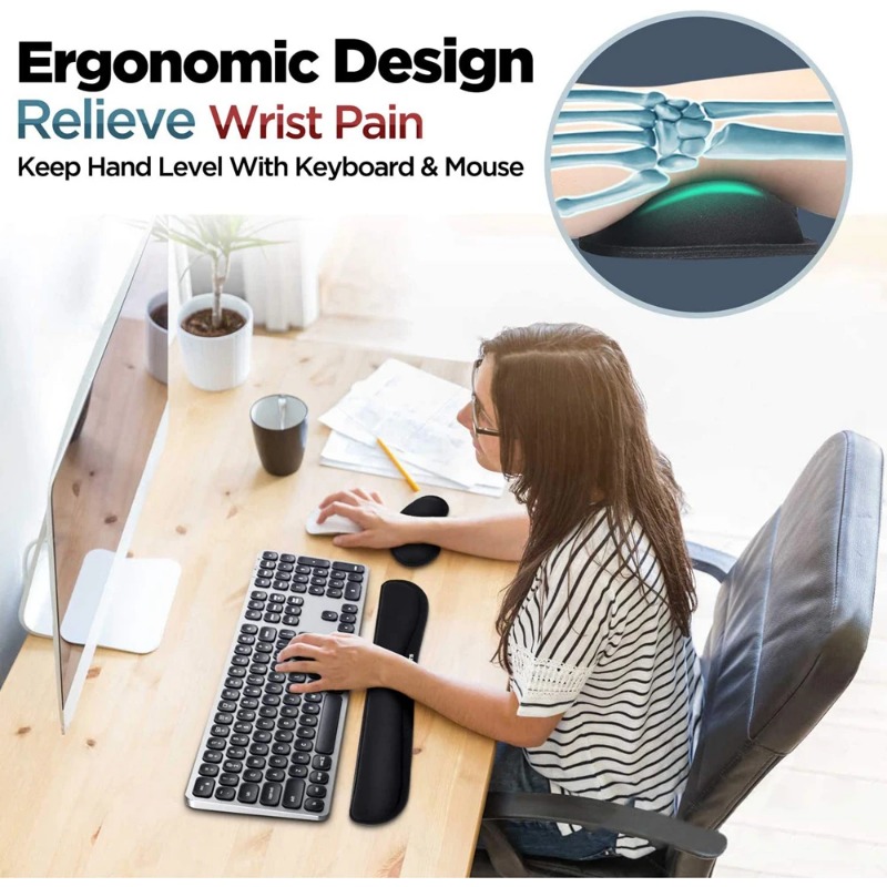 Ergonomiczna podkładka pod nad – Gaming Keyboard Mouse Set recenzja i cena