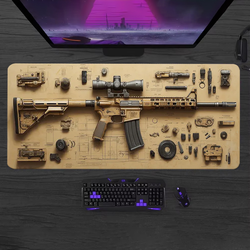 Podkładka pod mysz do gier, du – Gaming Keyboard And Mouse Pad recenzja i cena