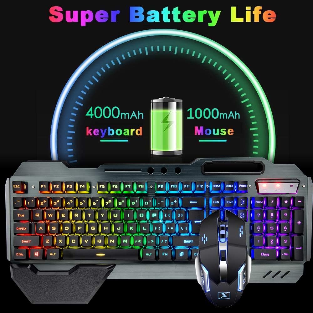 Bezprzewodowa klawiatura i mys – Gaming Keyboard Mouse Set recenzja i cena