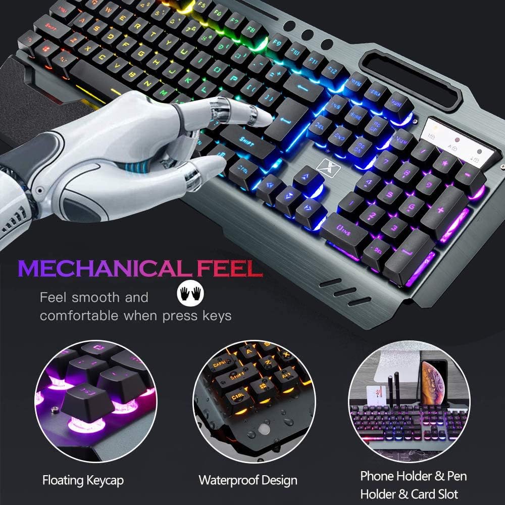 Bezprzewodowa klawiatura i mys – Gaming Keyboard Mouse Set recenzja i cena