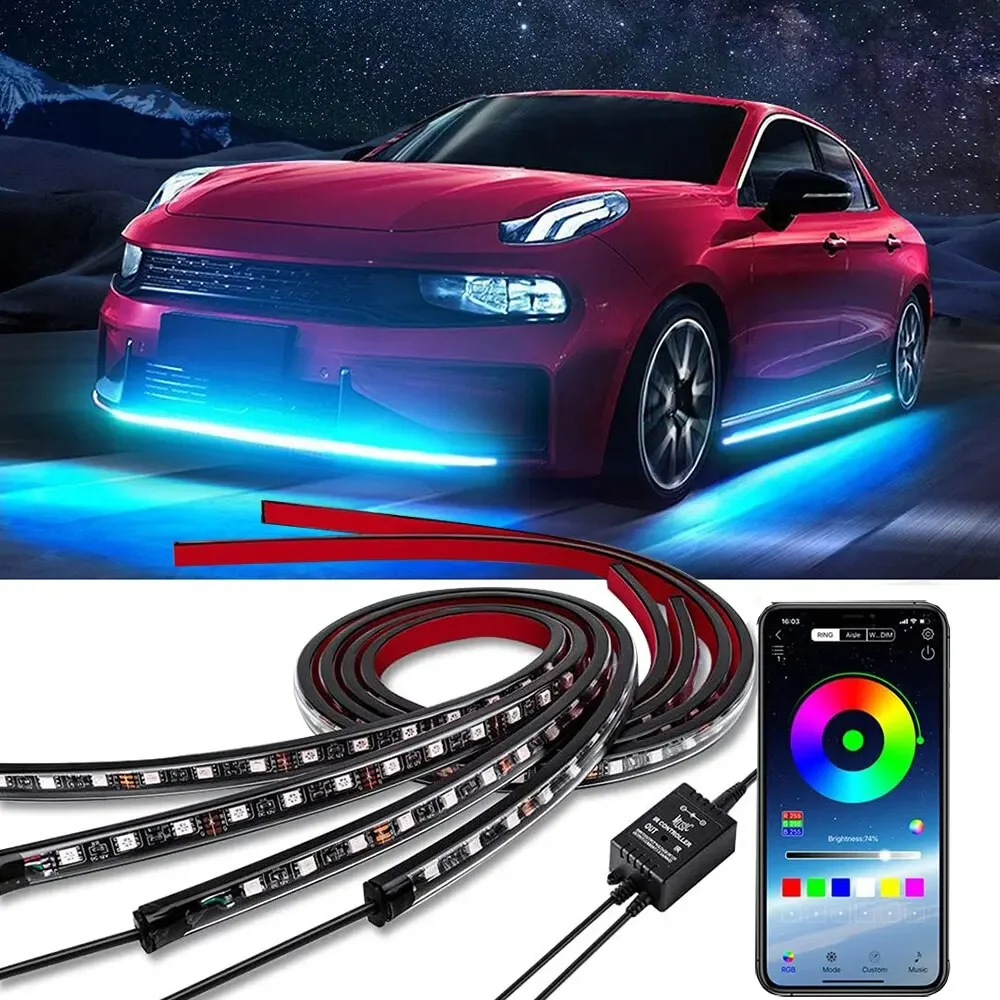 Neon LED RGB Podświetlenie Pod – Rgb Underglow Strip recenzja i cena