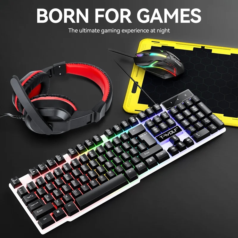 NOWE Zestawy Klawiatury i Mysz – Gaming Keyboard Mouse Set recenzja i cena