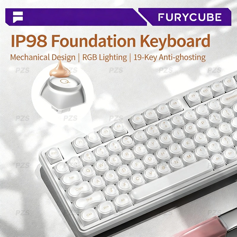 FURYCUBE IP98 Przewodowa Klawi – Gaming Keyboard Ip98 recenzja i cena