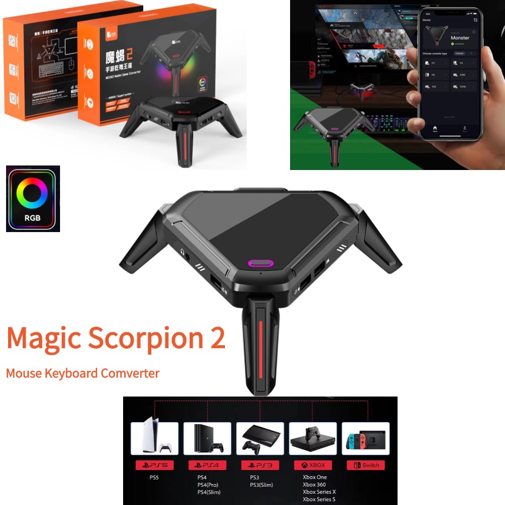 Magic Scorpion 2 mysz klawiatu – Gaming Keyboard And Mouse Mobile recenzja i cena