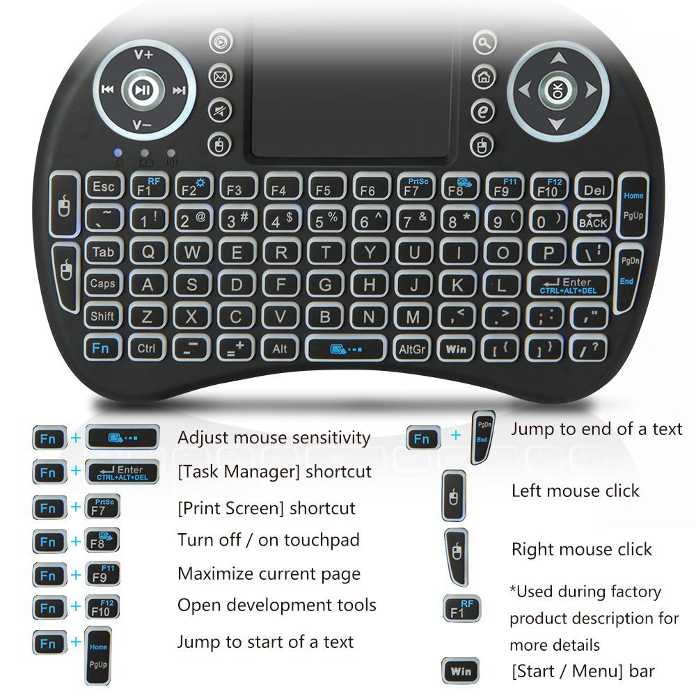 Podświetlana mini klawiatura b – Gaming Keyboard Mobile recenzja i cena