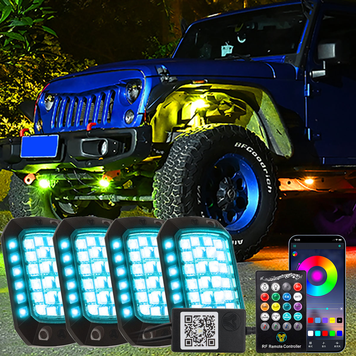 Samochodowa listwa oświetlenio – Rgb Underglow Strip recenzja i cena
