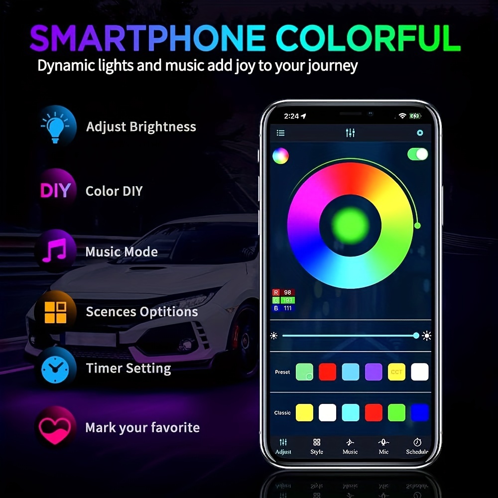RGB elastyczna listwa oświetle – Rgb Underglow Strip recenzja i cena