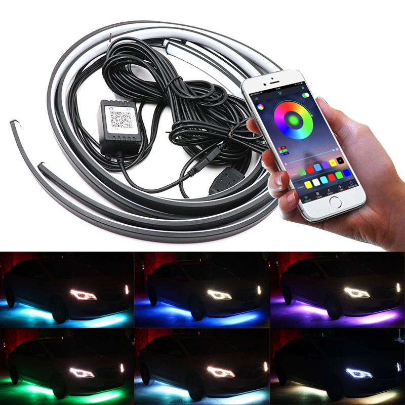 Niscarda 4 szt 12V IP65 kontro – Rgb Underglow Strip recenzja i cena