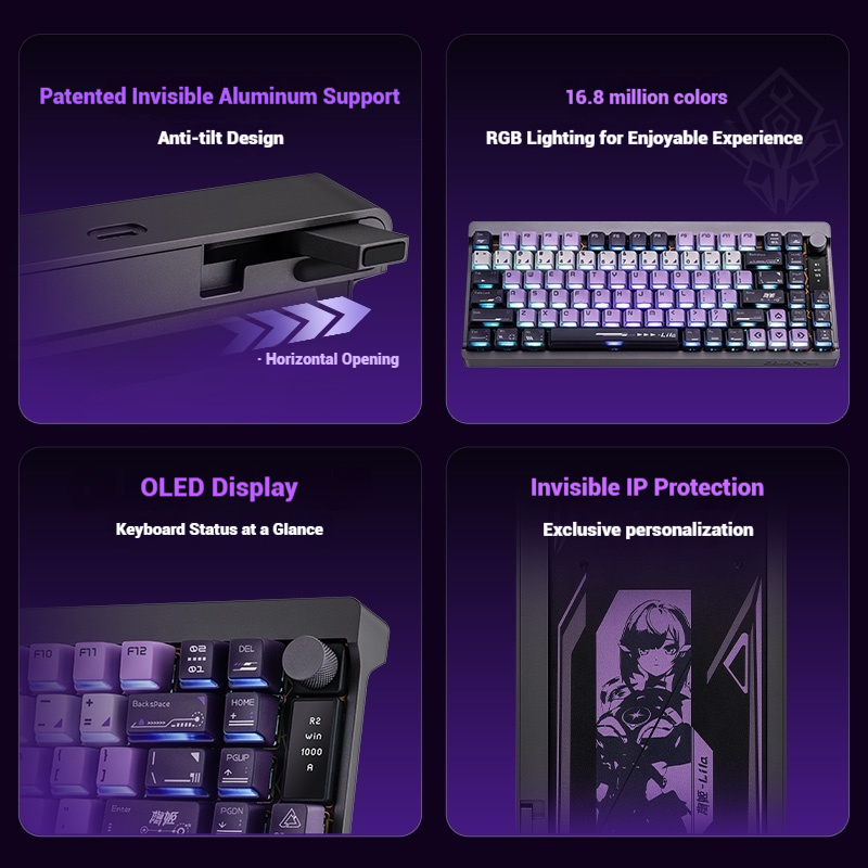 Kolorowa klawiatura mechaniczn – Gaming Keyboard Mechanical recenzja i cena