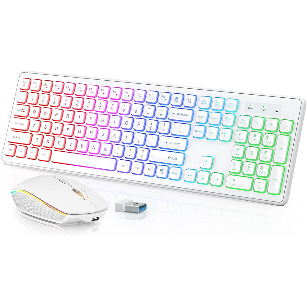 Podświetlana bezprzewodowa kla – Gaming Keyboard Mouse Set recenzja i cena